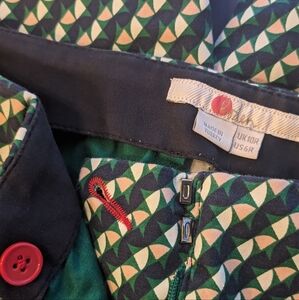 LOT 3: Boden Geometric Green Slim Pants, Banana Republic Top, Navy Top